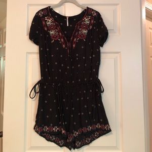 Free People patterned romper